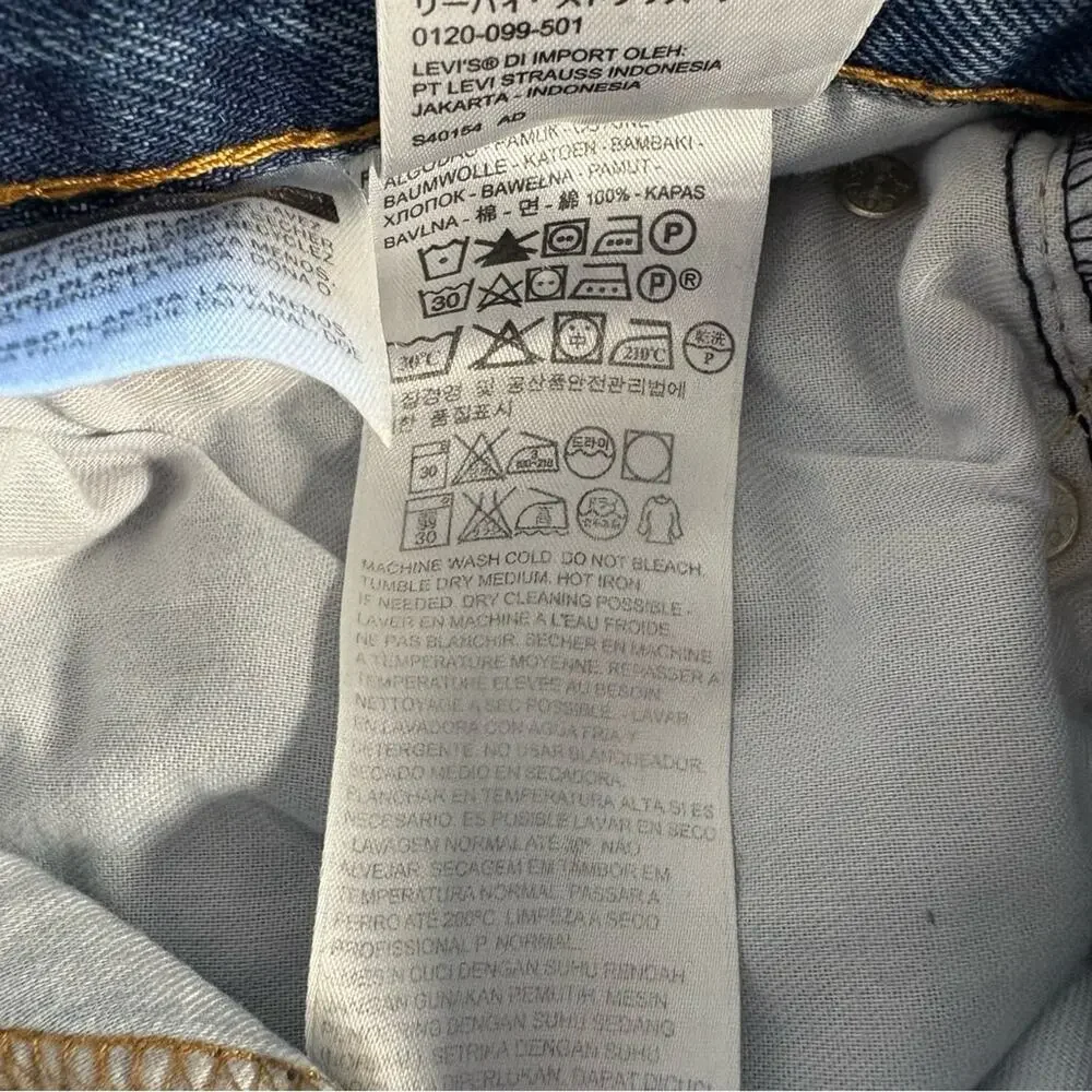 Levi’s 550 Relaxed Fit Jeans Men’s 38x34 Medium Wash Straight Leg Denim